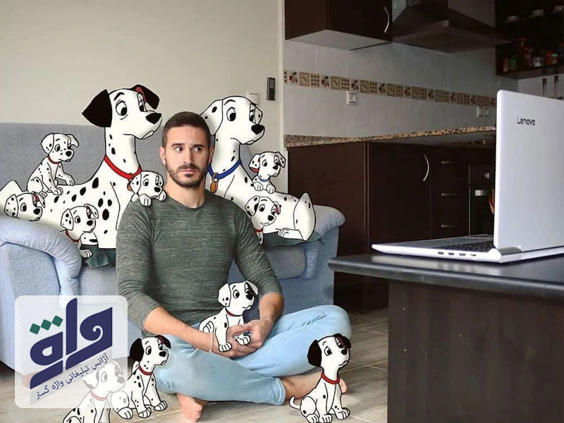 ساخت تیزر رئال انیمیشن تبلیغاتی واژه گستر 101 سگ خالدار
